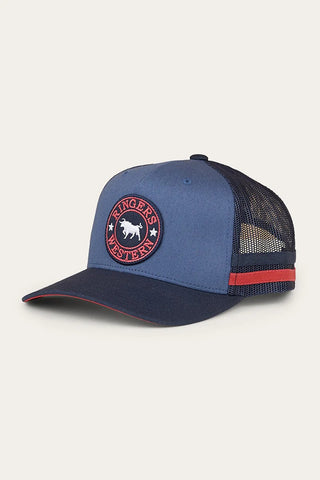 Ringers Western - Kids Mccoy Trucker Cap Yale Blue / Blue 