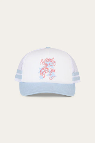 Ringers Western - Kids Trucker Cap Stardust White / Blue 