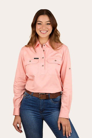 Ringers Western - Pentecost 1/2 Button Light Blush [sz:16]