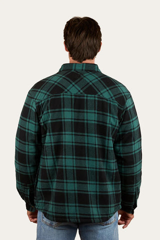 Ringers Western - Sawyer Sherpa Flannel Pine / Charcoal [sz:m]