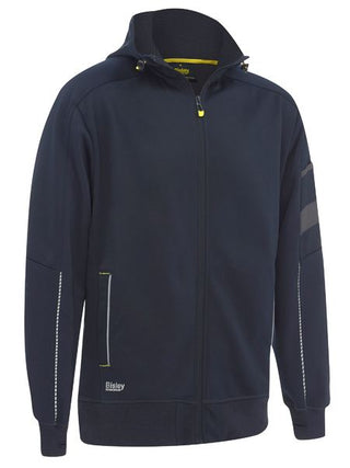 Bisley - Bk6925 Fleece Zip Front Hoodie W Sherpa Lining Navy [sz:xl Cl:navy]
