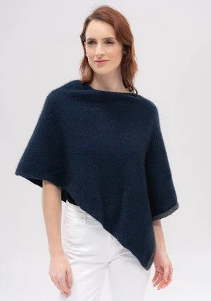 Merinomink - 2 Tone Poncho Zephyr 