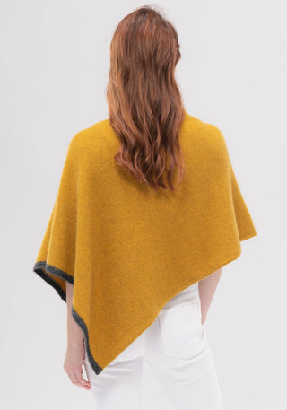 Merinomink - 2 Tone Poncho Dijon