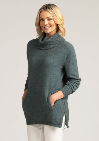 Merinomink - Zip Tunic Sweater [sz:xs Cl:feather]