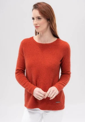 Merinomink - Mm Relaxed Sweater [sz:xs Cl:tamarillo]