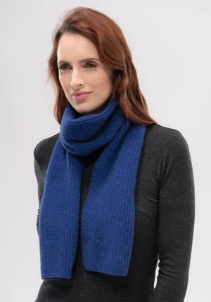 Merinomink - Ribbed Scarf Lapis [cl:lapis]