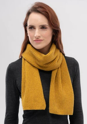 Merinomink - Ribbed Scarf Dijon [cl:dijon]