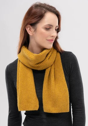Merinomink - Ribbed Scarf Dijon [cl:dijon]