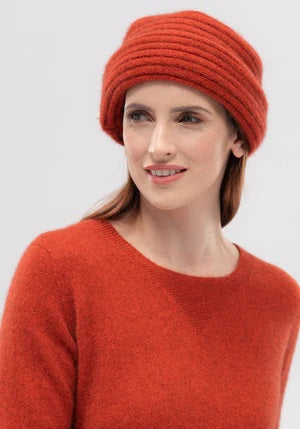 Merinomink - Felted Hat [cl:tamarillo]