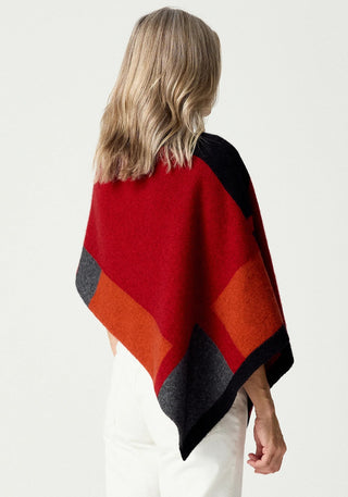 Merinomink - 1677 Empress Poncho Rata / Jet Multi