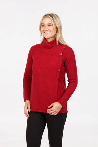 Mkm - Ns664 Asymmetric Jacket - Berry [sz:xl Cl:berry]