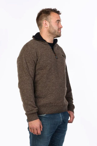 Mkm - Ms1645 36.6 Tasman Jumper Natural Brown [sz:3xl]