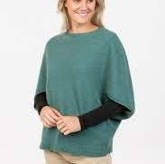 Native World - Split Sleeve Poncho [cl:mist Sz:s/m]