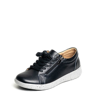 Just Bee - Chicago 2 Shoe W Side Zip Black Smooth