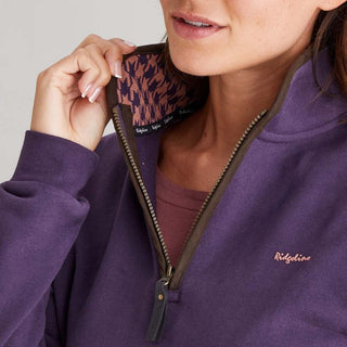 Ridgeline - Womens Brancaster 1/4 Zip Nightshade